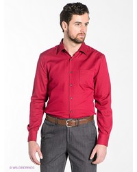 Мужская красная рубашка с длинным рукавом от Tom Farr