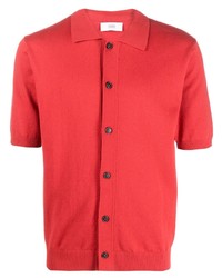 Мужская красная рубашка с коротким рукавом от Closed