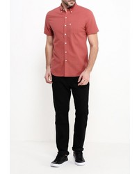 Мужская красная рубашка с коротким рукавом от Levi's