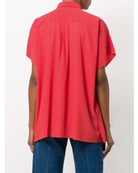 Женская красная рубашка с коротким рукавом от M Missoni