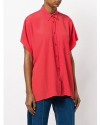 Женская красная рубашка с коротким рукавом от M Missoni