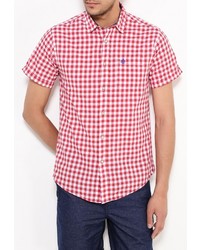 Мужская красная рубашка с коротким рукавом от SPRINGFIELD