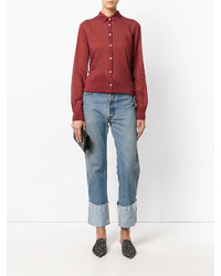 Женская красная рубашка от Forte Forte