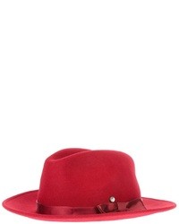 Женская красная соломенная шляпа от (+) People