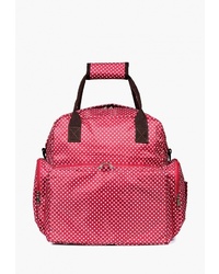 Женская красная спортивная сумка из плотной ткани от Leotex