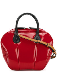 Красная стеганая большая сумка от Marni