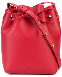 Красная сумка-мешок от Mansur Gavriel