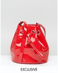 Красная сумка-мешок от Monki