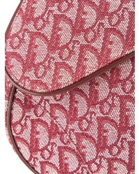 Красная сумка-саквояж из плотной ткани от Christian Dior Vintage