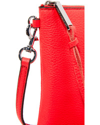 Красная сумка через плечо c бахромой от Rebecca Minkoff