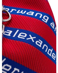 Красная сумка через плечо из плотной ткани от Alexander Wang