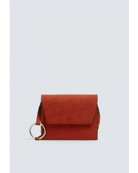 Красная сумка через плечо из плотной ткани от Pull&Bear