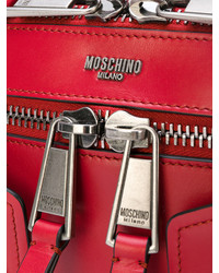 Красная сумка через плечо от Moschino