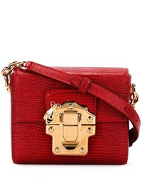 Красная сумка через плечо от Dolce & Gabbana