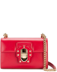 Красная сумка через плечо от Dolce & Gabbana