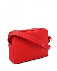 Красная сумка через плечо от Lacoste