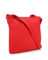 Красная сумка через плечо от Lacoste