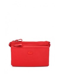 Красная сумка через плечо от Lacoste
