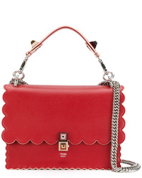 Женская красная сумка от Fendi