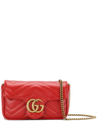 Женская красная сумка от Gucci
