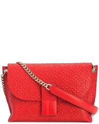 Женская красная сумка от Loewe