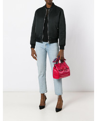 Женская красная сумка от Versace