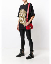 Женская красная сумка от Balmain