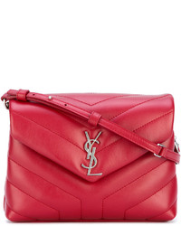 Женская красная сумка от Saint Laurent