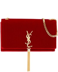 Женская красная сумка от Saint Laurent
