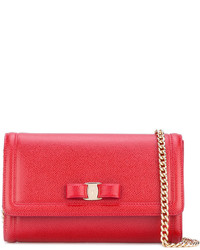 Женская красная сумка от Salvatore Ferragamo