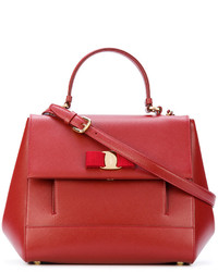 Женская красная сумка от Salvatore Ferragamo
