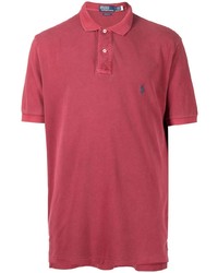Мужская красная футболка-поло в сеточку от Polo Ralph Lauren