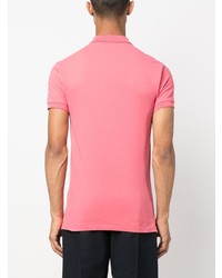 Мужская красная футболка-поло с вышивкой от Polo Ralph Lauren