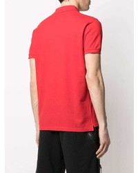 Мужская красная футболка-поло с принтом от DSQUARED2