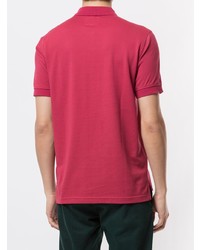 Мужская красная футболка-поло с принтом от Kent & Curwen