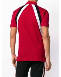 Мужская красная футболка-поло с принтом от Givenchy