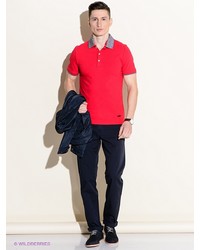 Мужская красная футболка-поло от 18CRR81 CERRUTI