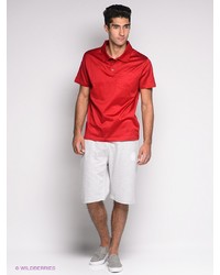 Мужская красная футболка-поло от Blue Seven