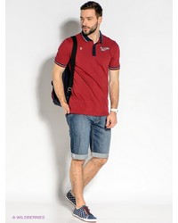 Мужская красная футболка-поло от BOSCO