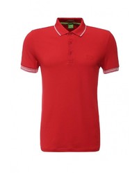 Мужская красная футболка-поло от Boss Green
