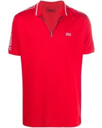 Мужская красная футболка-поло от BOSS HUGO BOSS