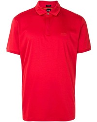 Мужская красная футболка-поло от BOSS