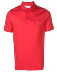 Мужская красная футболка-поло от Calvin Klein