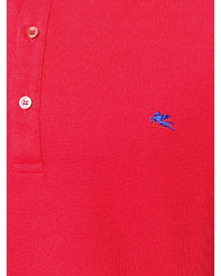 Мужская красная футболка-поло от Etro