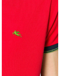 Мужская красная футболка-поло от Etro