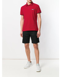 Мужская красная футболка-поло от Versace Jeans