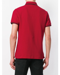 Мужская красная футболка-поло от Versace Jeans
