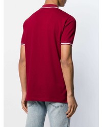 Мужская красная футболка-поло от Love Moschino