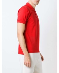 Мужская красная футболка-поло от Comme des Garcons