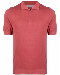 Мужская красная футболка-поло от Corneliani
